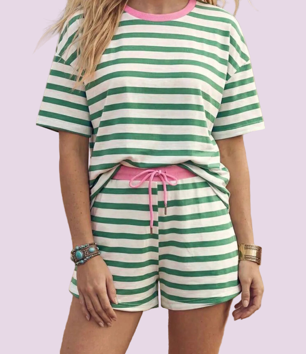 Striped summer outfit