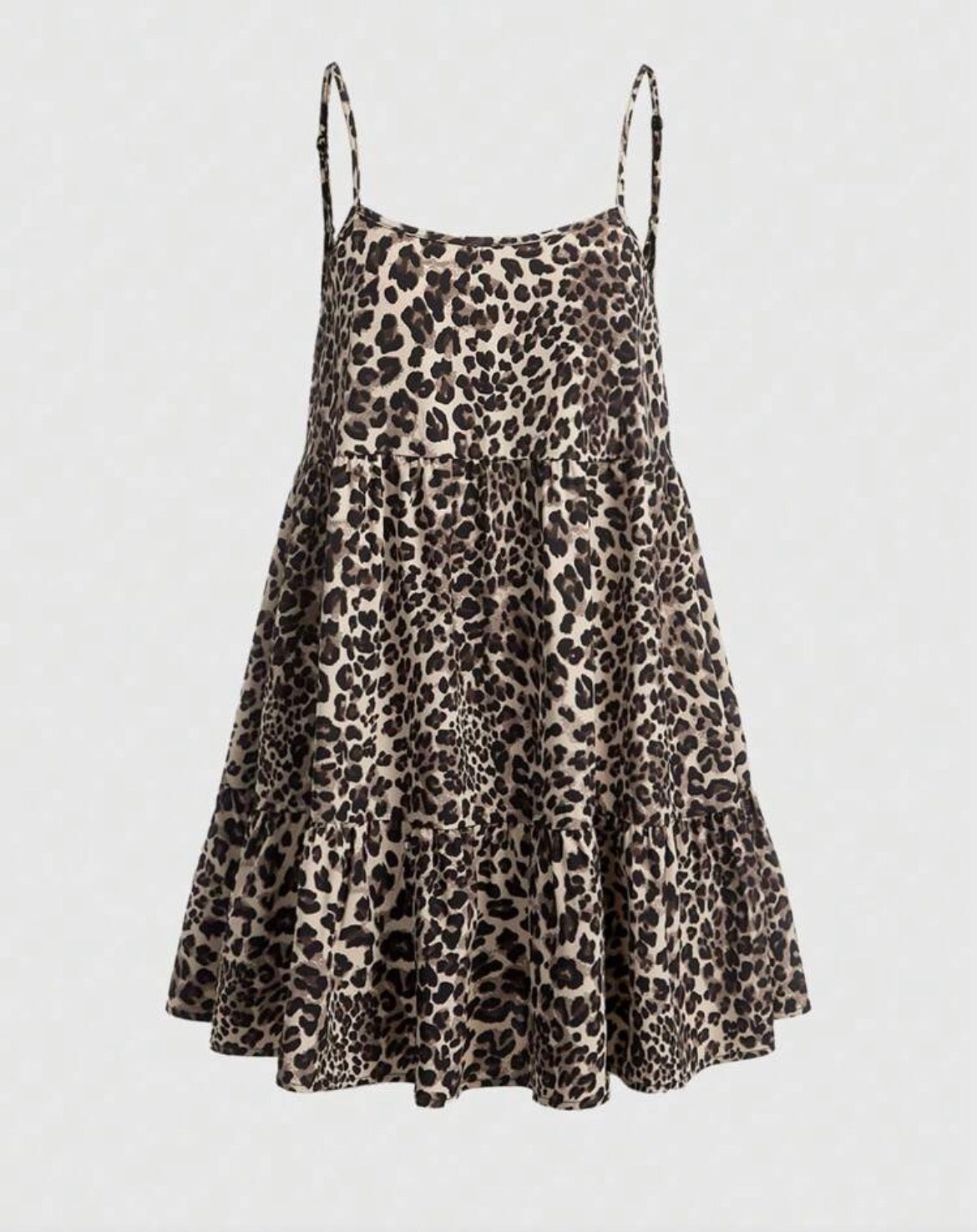 Cheetah print dress