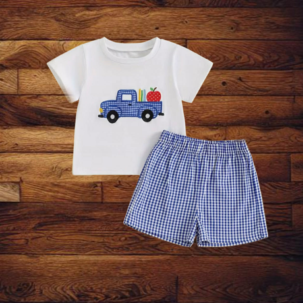 Back to school truck two piece set