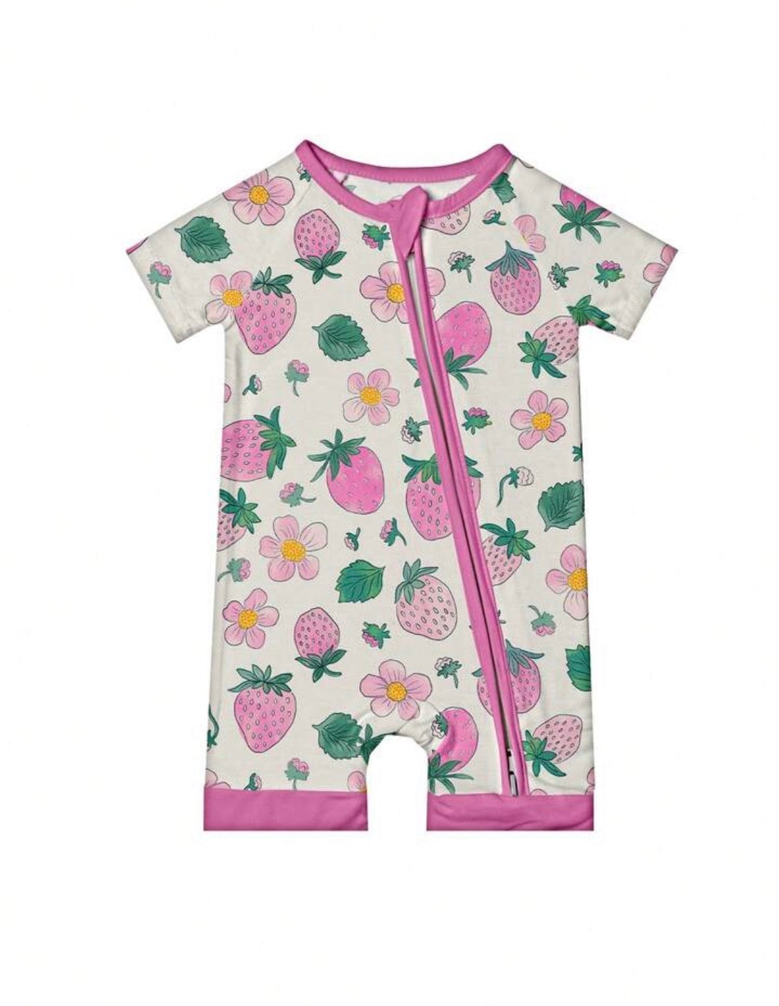 Strawberry bamboo pjs