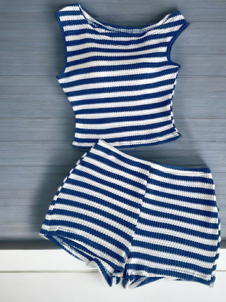Top and shorts summer set