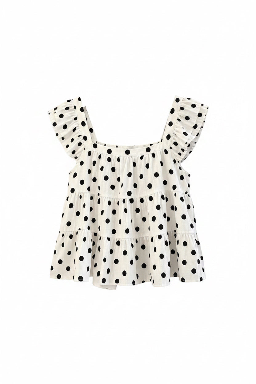 Polka bot summer shirt