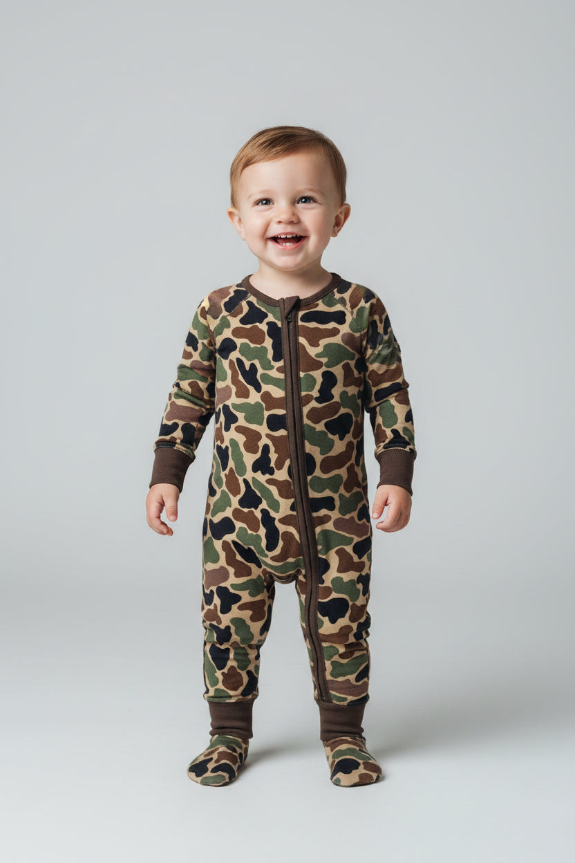 Camo bamboo pjs