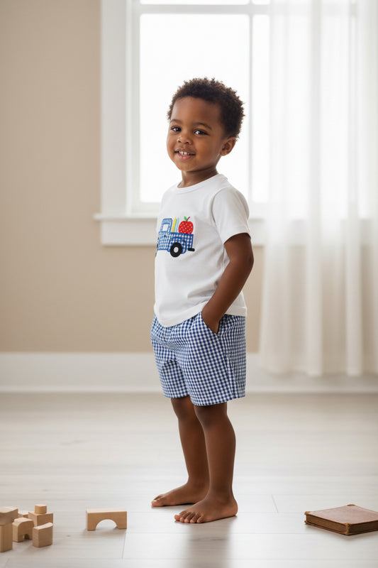 Back to school truck two piece set