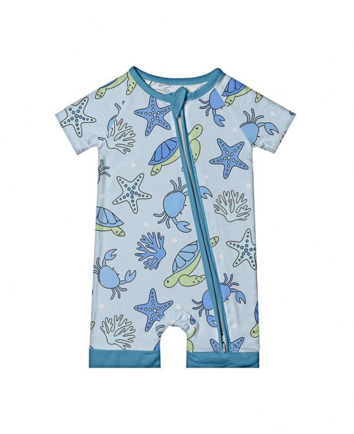 Sea turtles bamboo pjs