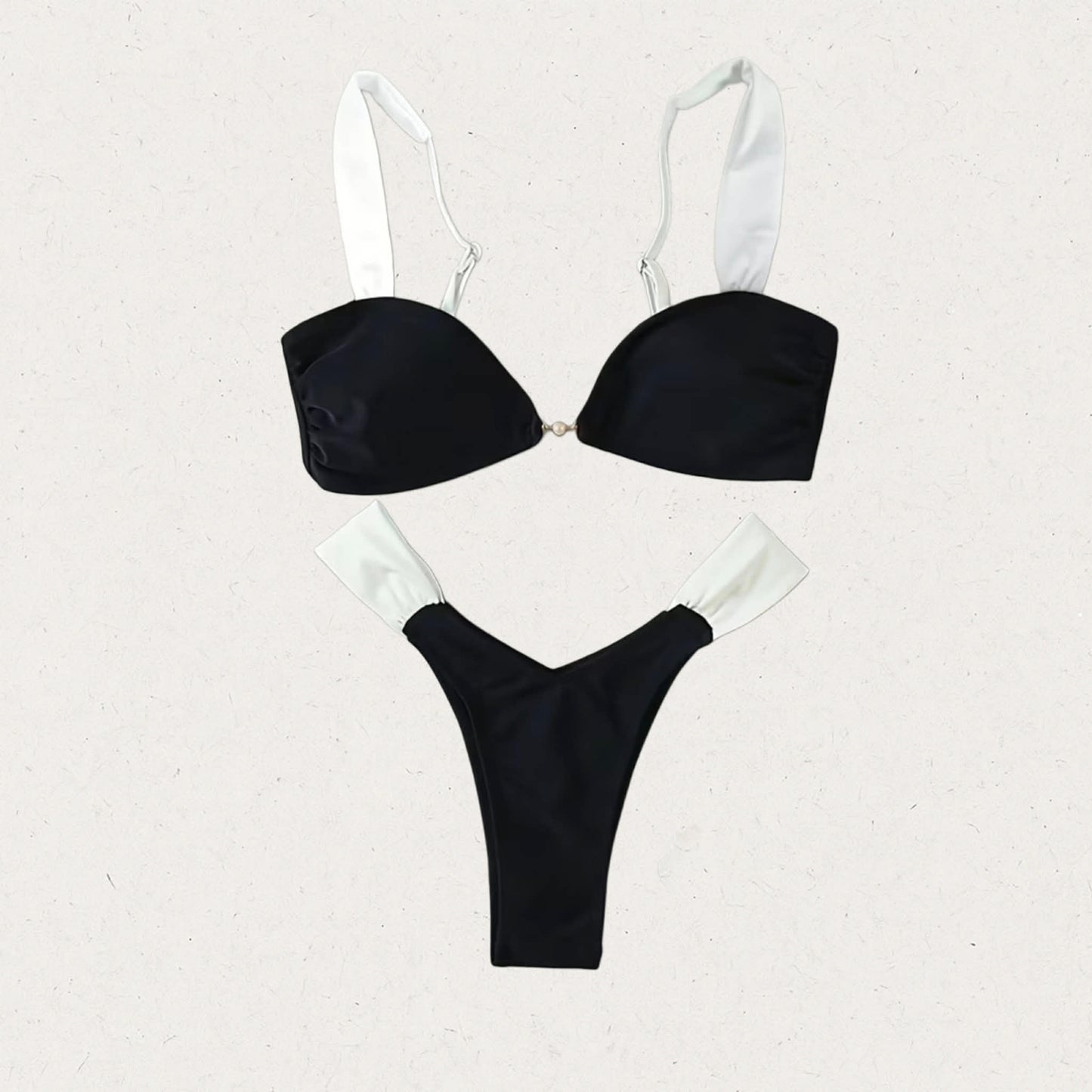 Black&white bathing suit