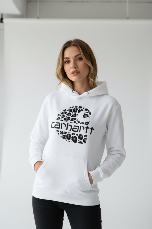 Black and white hoodie