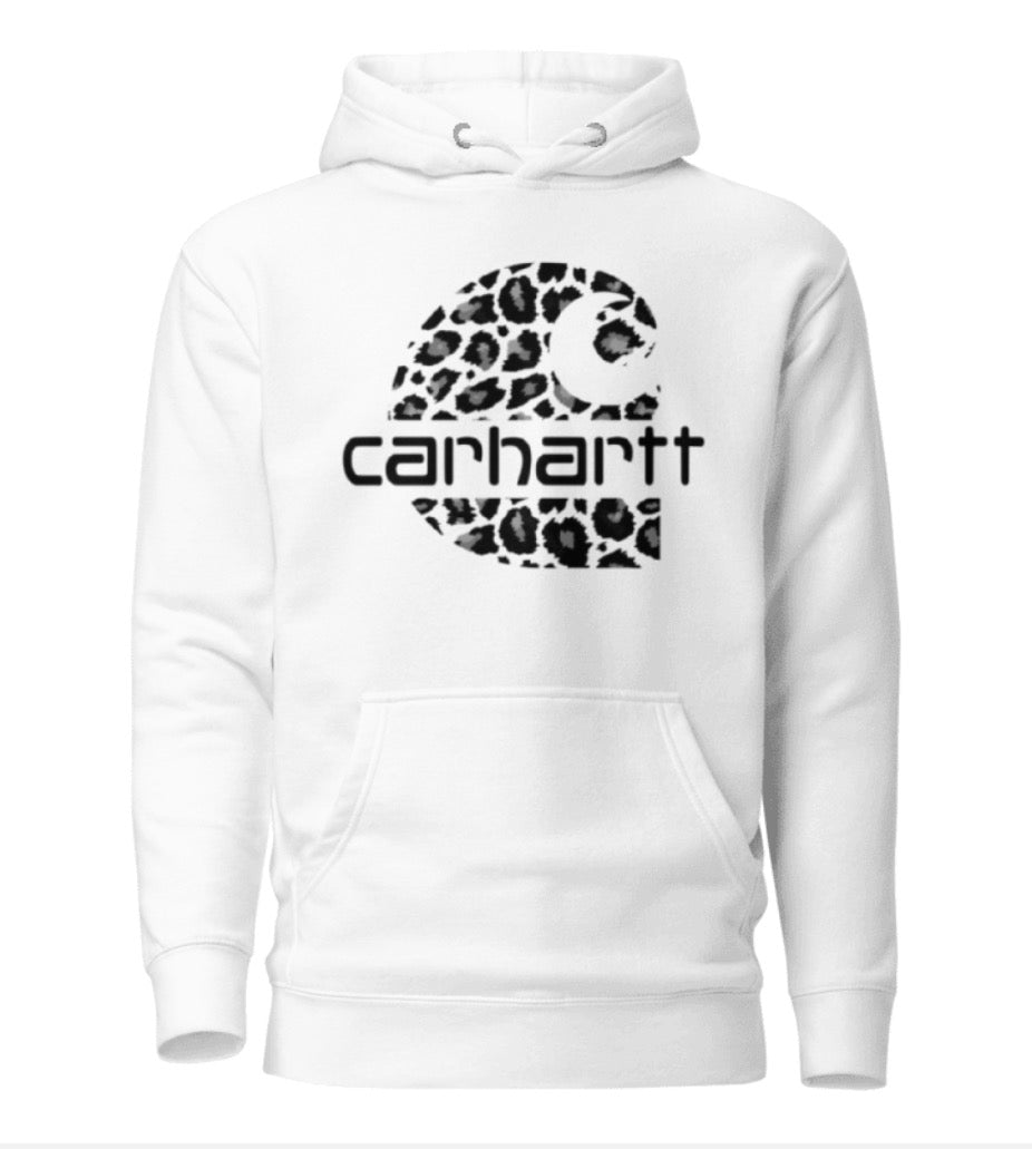 Black and white hoodie
