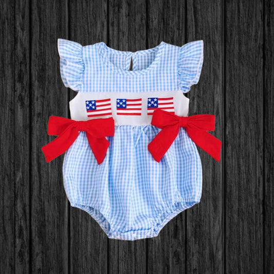 Baby girl July romper