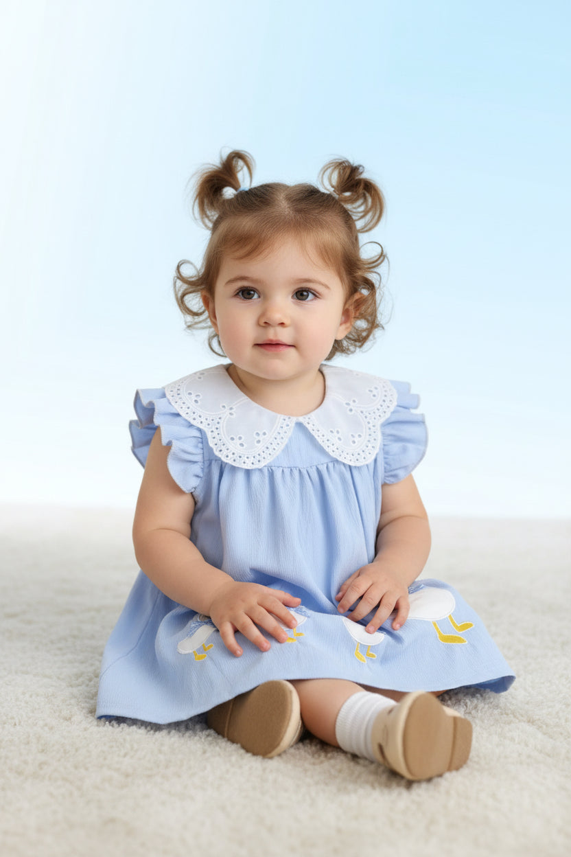 Goose toddler dress